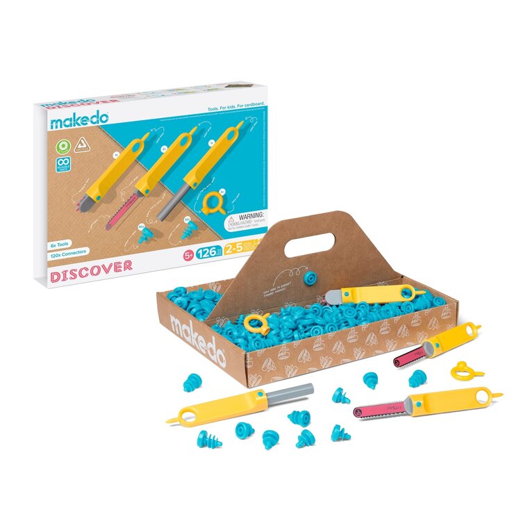 Makedo Discover Kit | 126pc