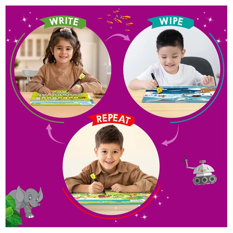 Skillmatics Write & Wipe | Search & Find