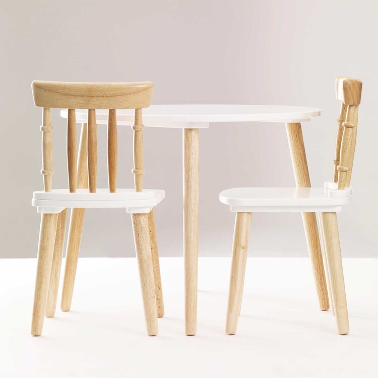 Le Toy Van Table & Two Chairs