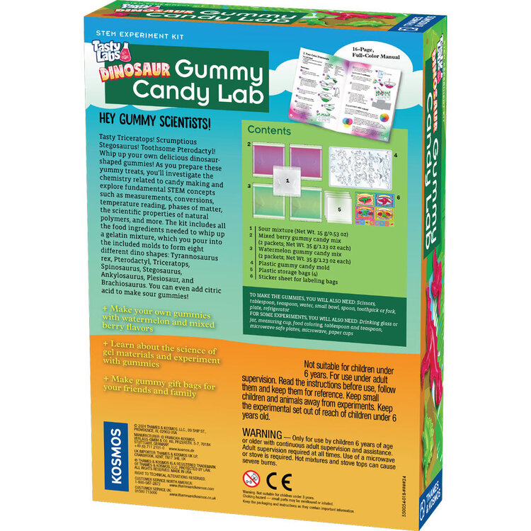 Thames & Kosmos Dinosaur Gummy Candy Lab