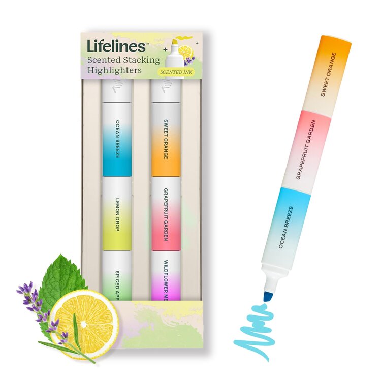 Lifelines Scented Stacking Highlighters | 2-Pk