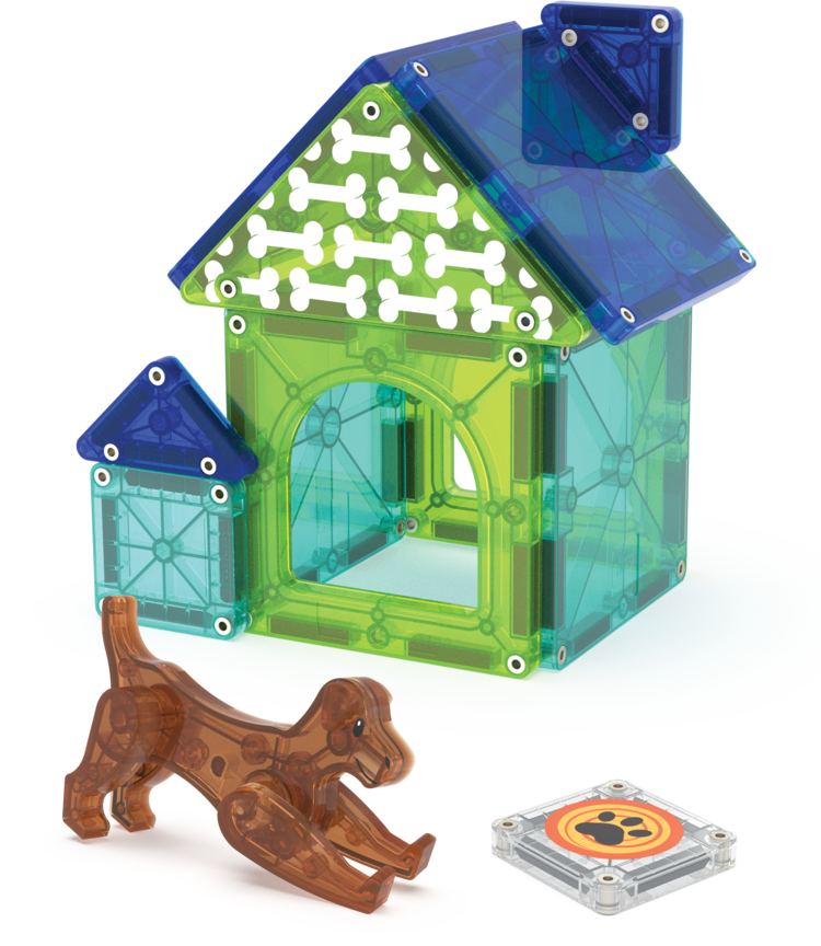Magna-Tiles Dog House | 13 pc