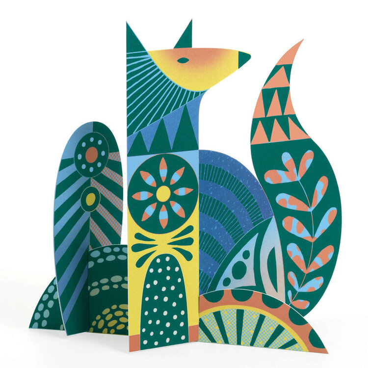 DJECO Scratch Cards | Animal Folk