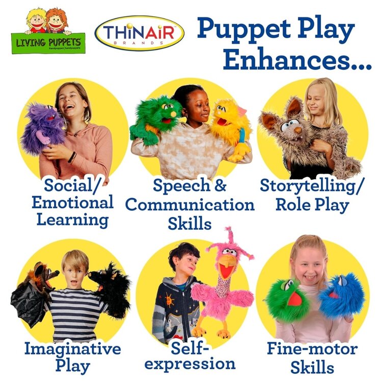 THiN AiR Living Puppets | Spike 14"