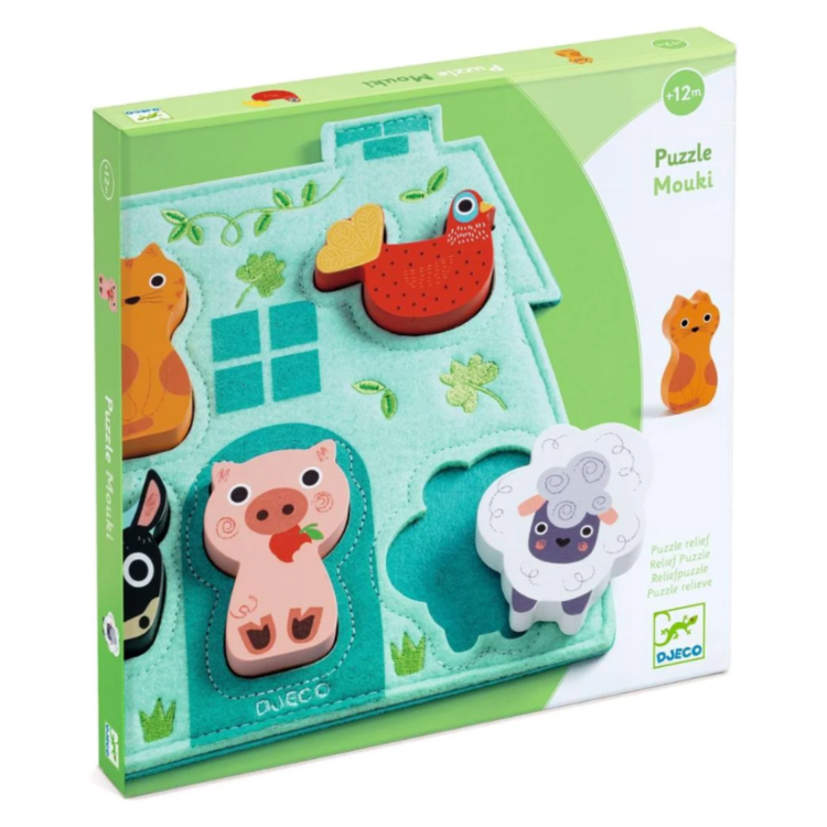 DJECO Wooden Puzzles | Mouki