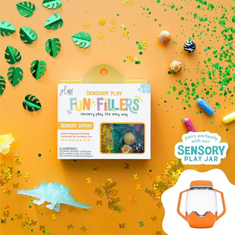 Glo Pals Sensory Jar Filler Pack | Safari