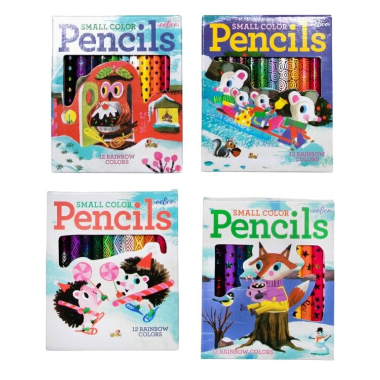 eeBoo Woodland Holiday Pencils