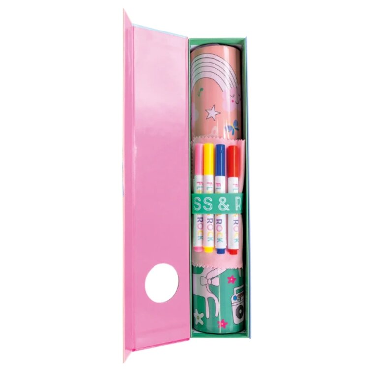 Floss & Rock Rainbow Fairy Colouring Fun & Games Mat