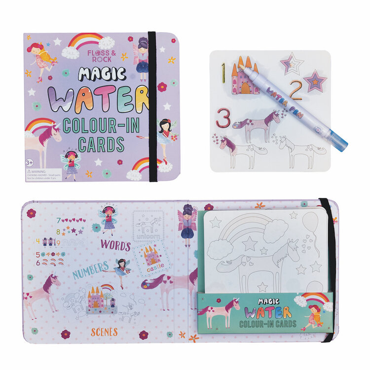 Floss & Rock Fairy Unicorn Water Pen and Cards