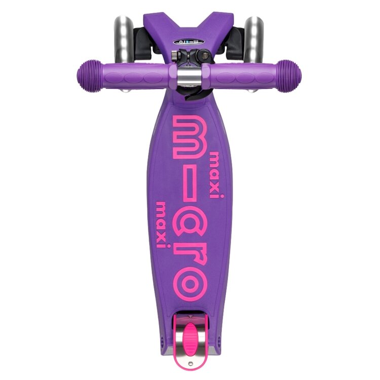 Micro Kickboard Maxi Deluxe LED | Purple