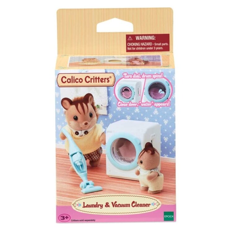 Calico Critters Laundry & Vacuum Cleaner