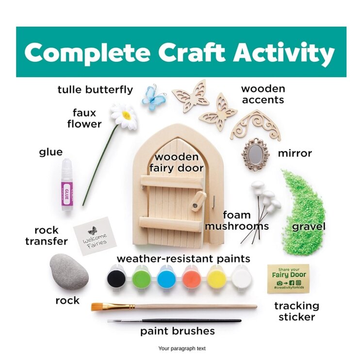 Creativity for Kids Butterfly Fairy Door