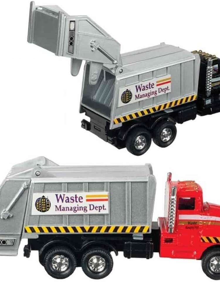 US Toy Diecast City Garbage Truck