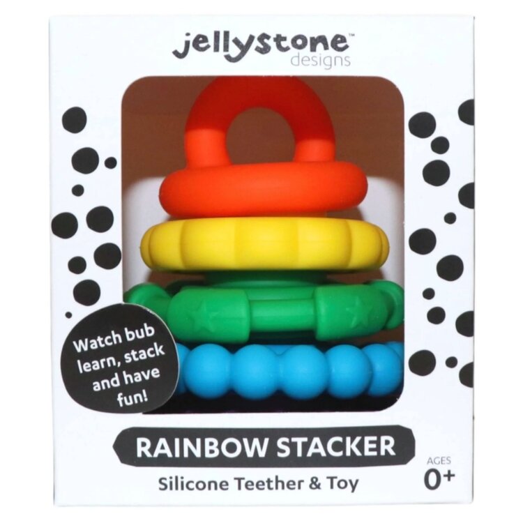 Jellystone Rainbow Stacker Teether & Toy