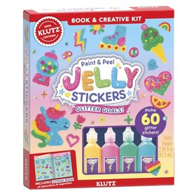 Klutz Paint & Peel Jelly Stickers: Glitter Goals