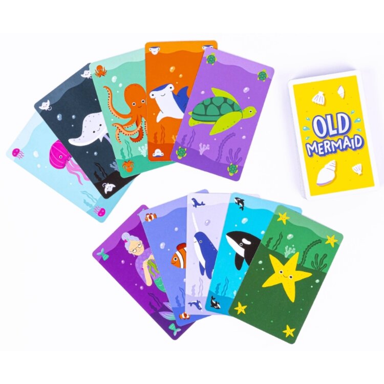 Professor Puzzle Old Mermaid Card Game