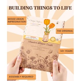 Hands Craft Orange Tulip