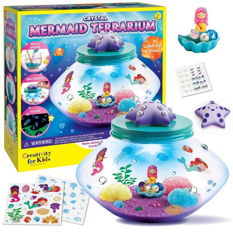 Creativity for Kids Crystal Mermaid Terrarium