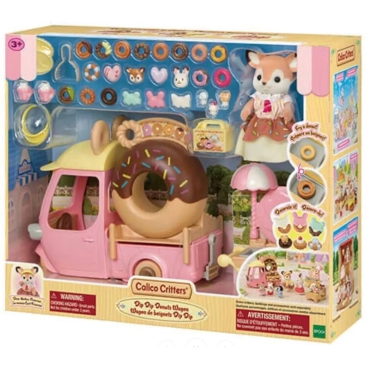 Calico Critters Dip Dip Donuts Wagon