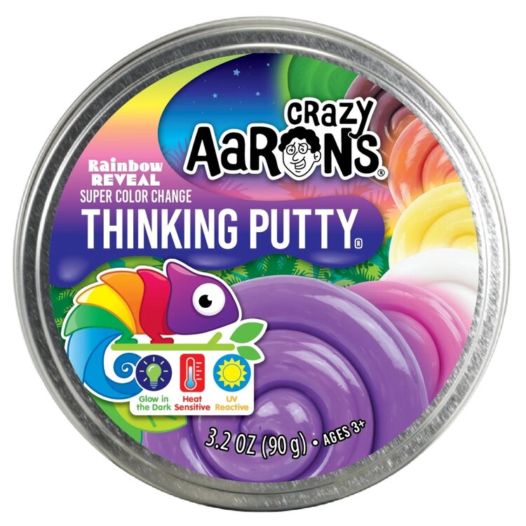 Crazy Aaron's Thinking Putty 4" Thinking Putty | Rainbow Reveal