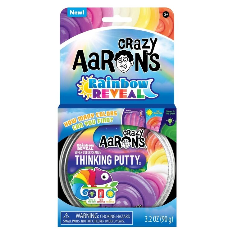 Crazy Aaron's Thinking Putty 4" Thinking Putty | Rainbow Reveal
