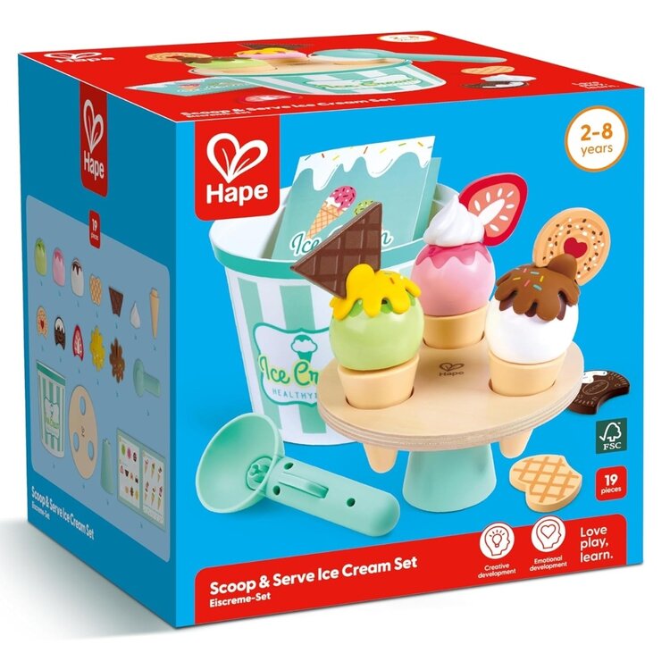 Hape Scoop & Serve Ice Cream Set