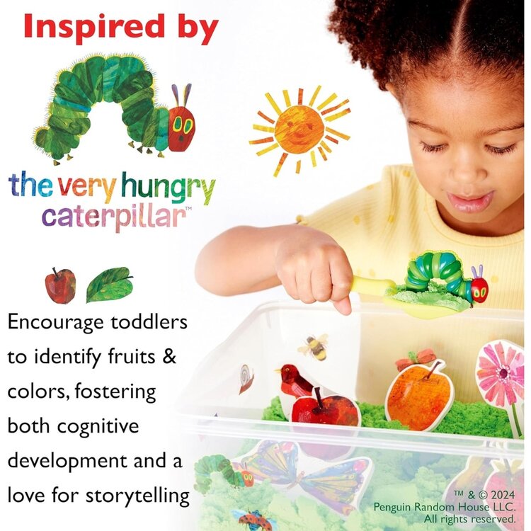 Creativity for Kids Sensory Bin | The Very Hungry Caterpillar