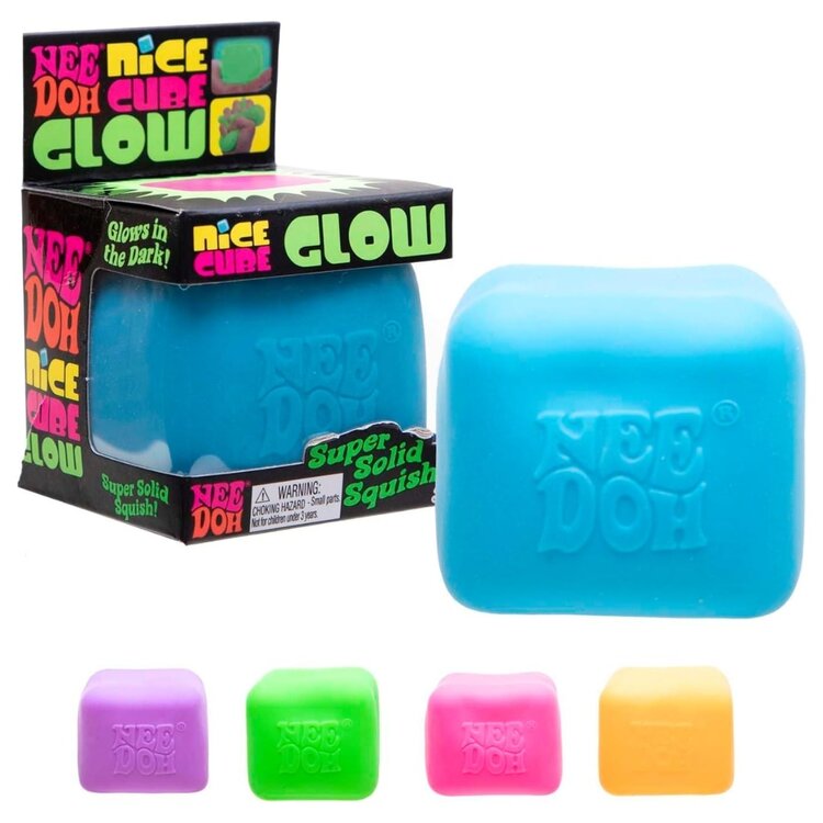 Schylling NeeDoh | Glow Nice Cube