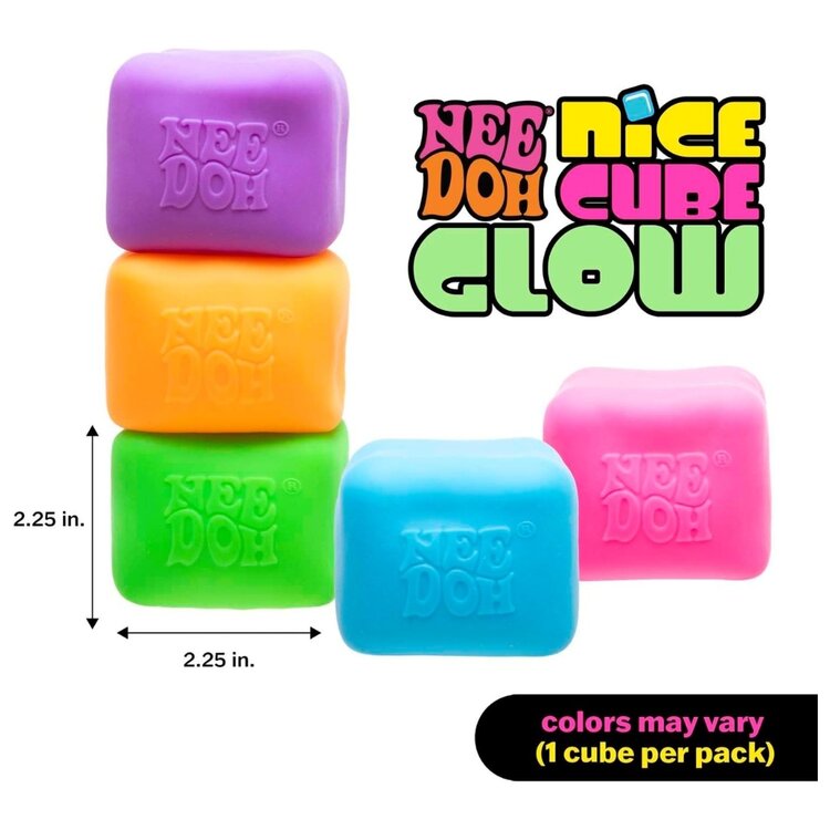 Schylling NeeDoh | Glow Nice Cube
