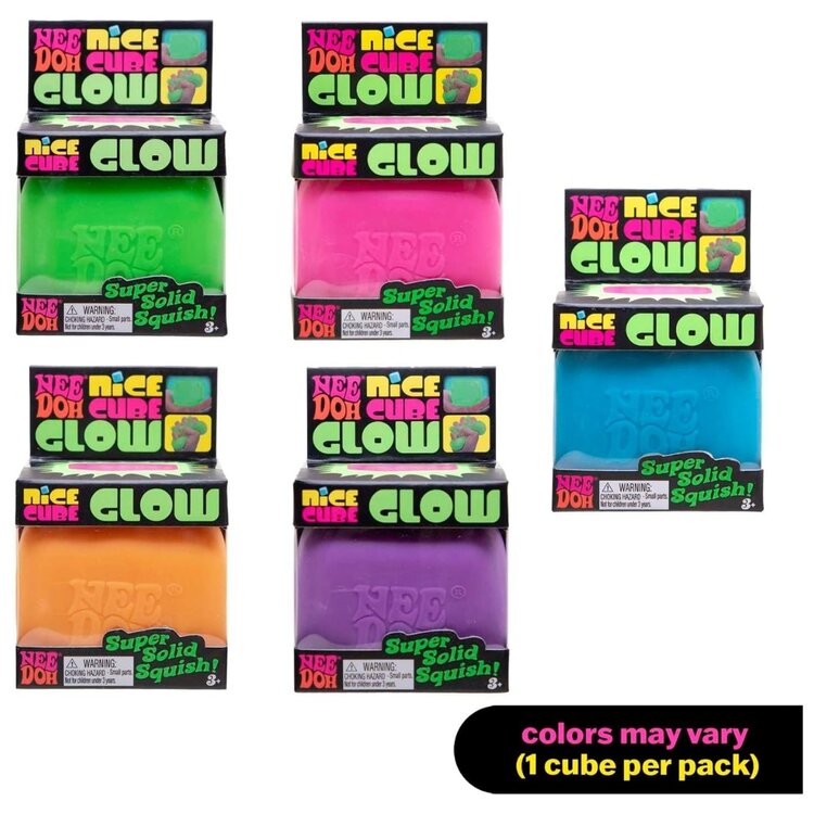 Schylling NeeDoh | Glow Nice Cube