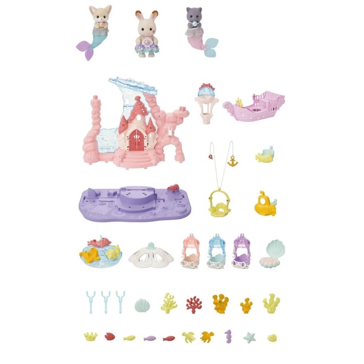Calico Critters Baby Mermaid Castle