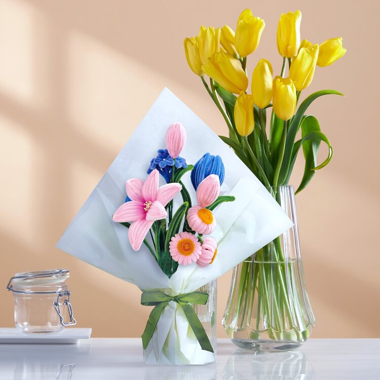 Hands Craft Chenille  Bouquet Kit | Mix 4