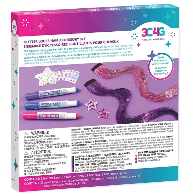 Make It Real Imagination Land Glitter Locks Hair Accessory Set