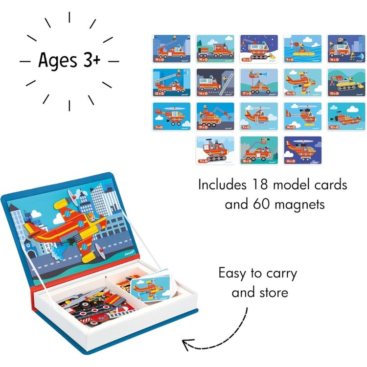 Janod Magneti'Book | Firemen