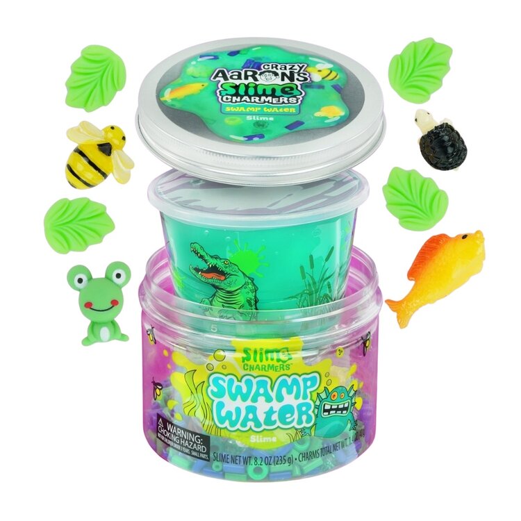 Crazy Aaron's Thinking Putty Slime Charmers | Swamp Water