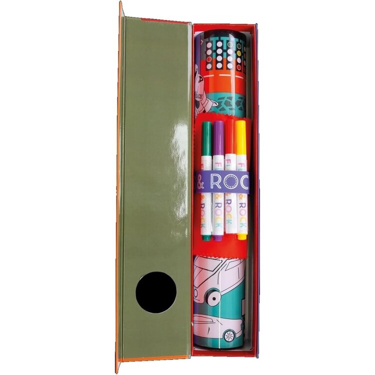 Floss & Rock Cars Colouring Fun & Games Mat