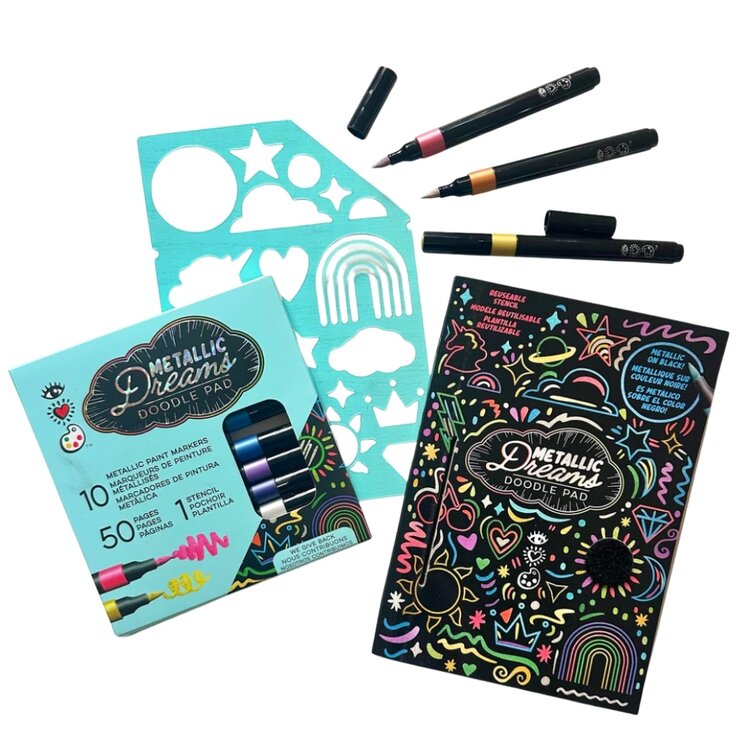 Bright Stripes Metallic Dreams