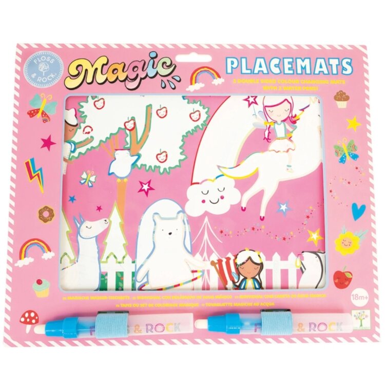 Floss & Rock Magic Water Placemats | Rainbow Fairy