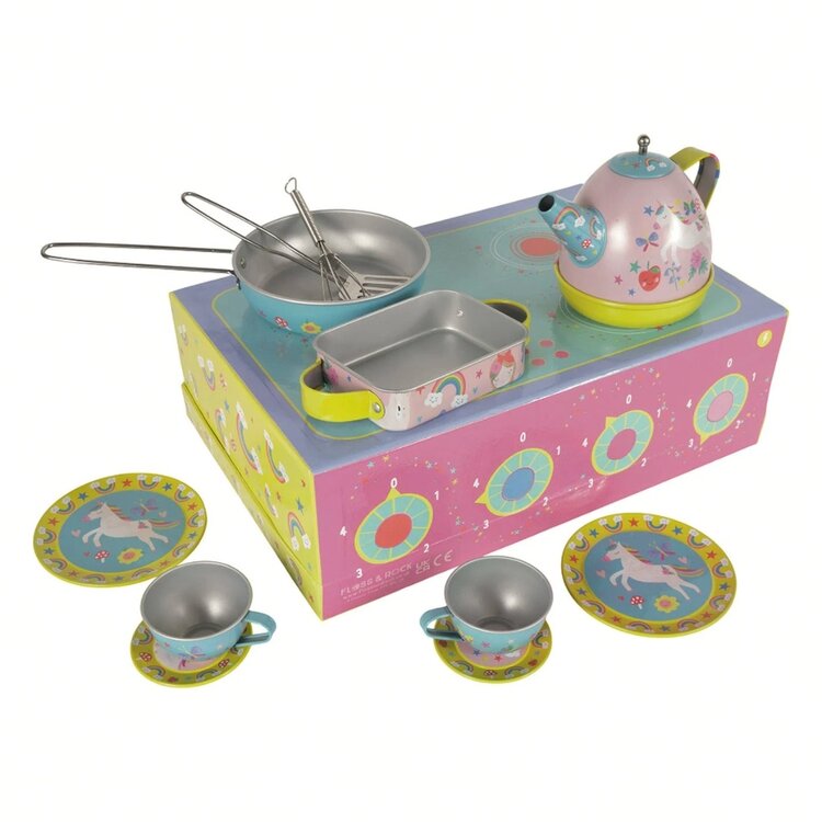Floss & Rock Rainbow Fairy 12pc Musical Kitchen Set