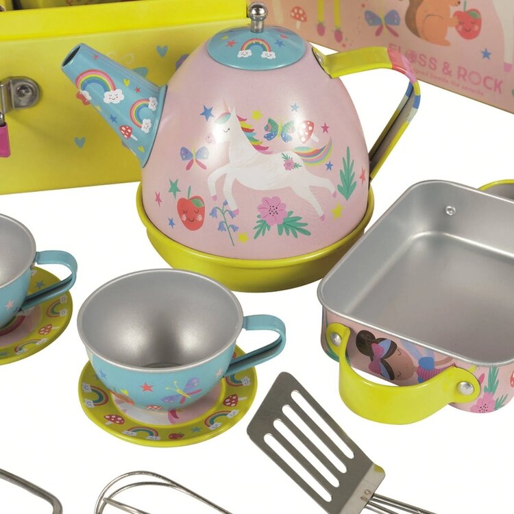 Floss & Rock Rainbow Fairy 12pc Musical Kitchen Set