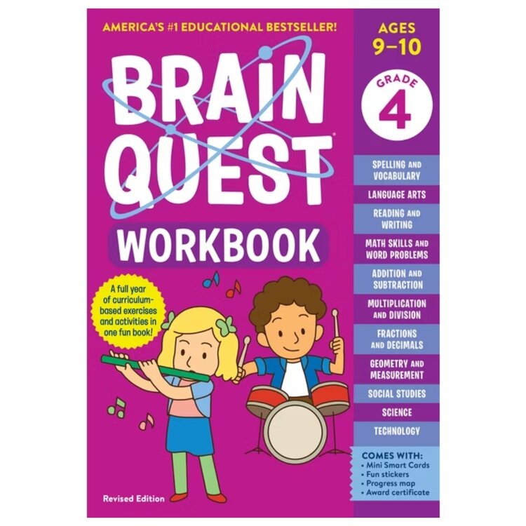 Brain Quest Workbook | 4th Grade; Rev Ed