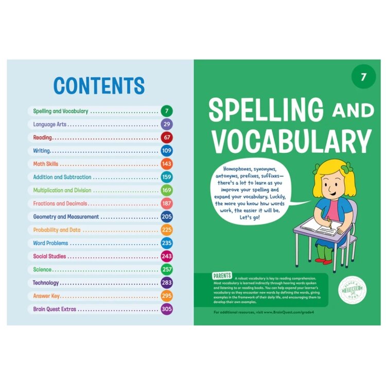 Brain Quest Workbook | 4th Grade; Rev Ed