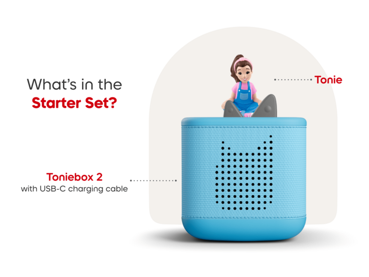 Tonies TonieBox 2 Starter Set | Ms. Rachel