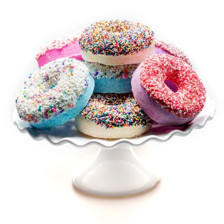 garb2ART Donut Bath Bomb | Rainbow (Airbrush)