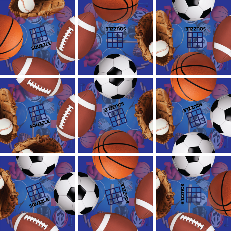 Fun Squared Squizzle Puzzle | Sports