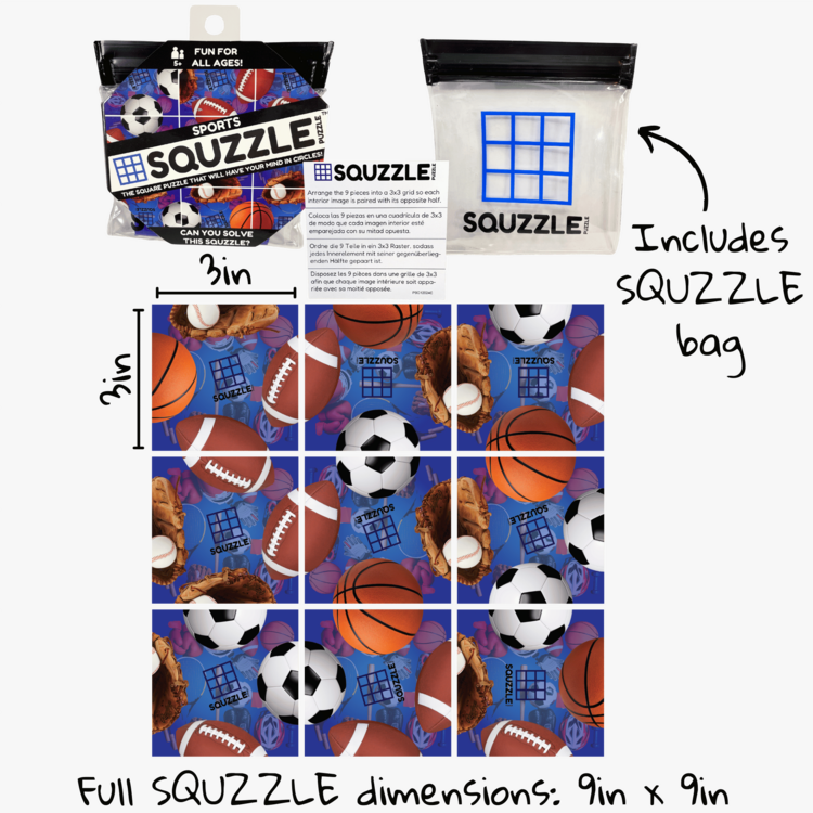 Fun Squared Squizzle Puzzle | Sports