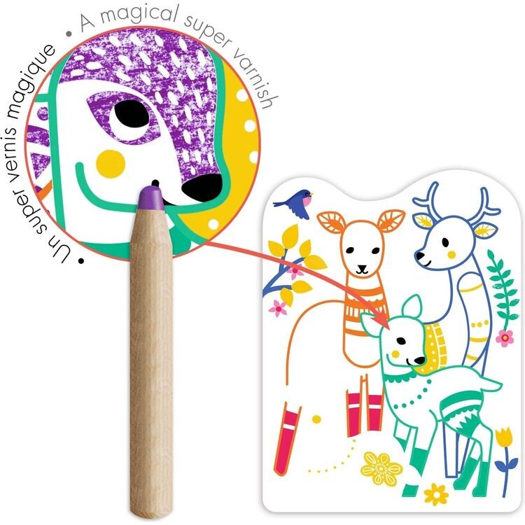 DJECO Forest Families Coloring