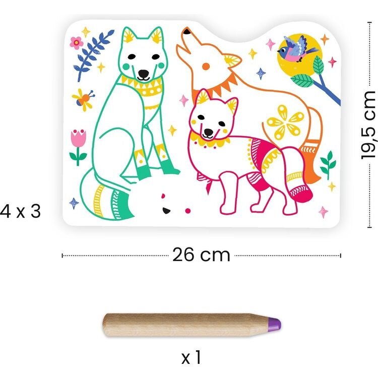 DJECO Forest Families Coloring