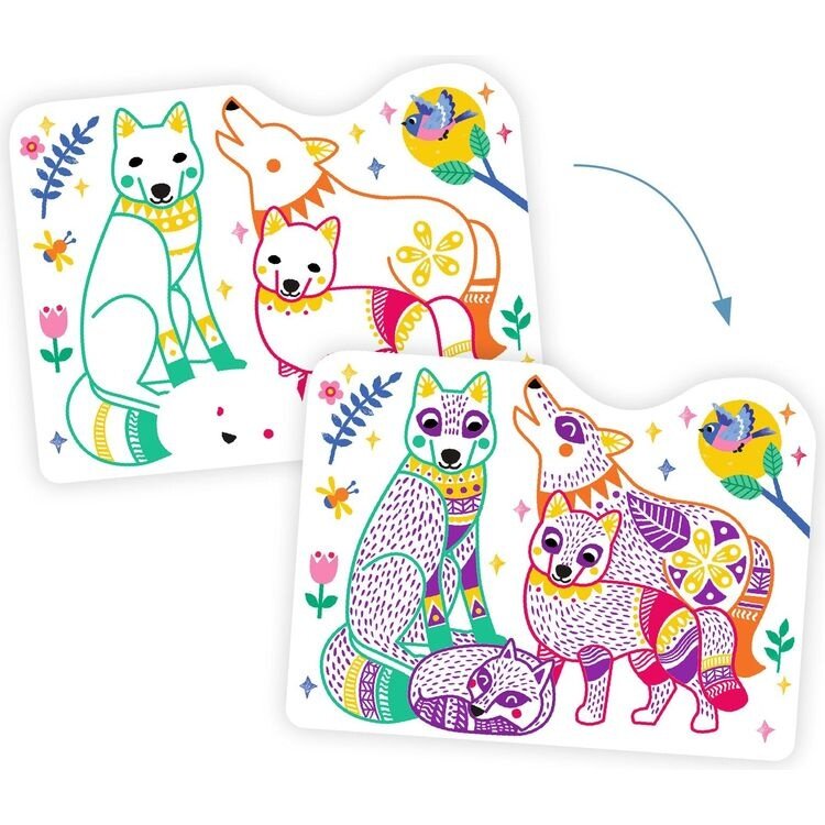 DJECO Forest Families Coloring