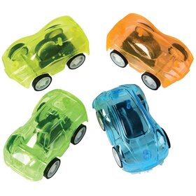 US Toy Transparent Pull Back Cars